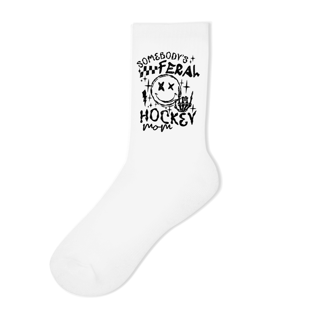 Somebodys Socks - Black Design