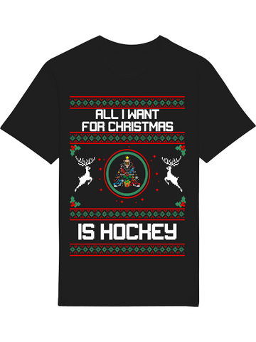 Hockey Christmas Tee