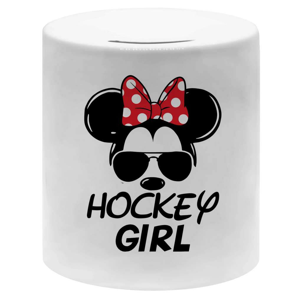 Hockey Girl Spardose