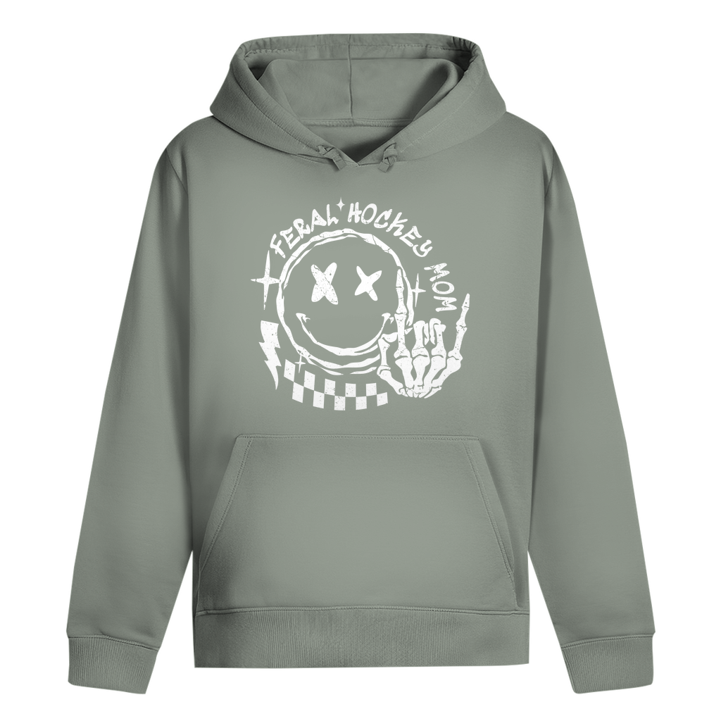 Feral Cozy Hoodie - White Design