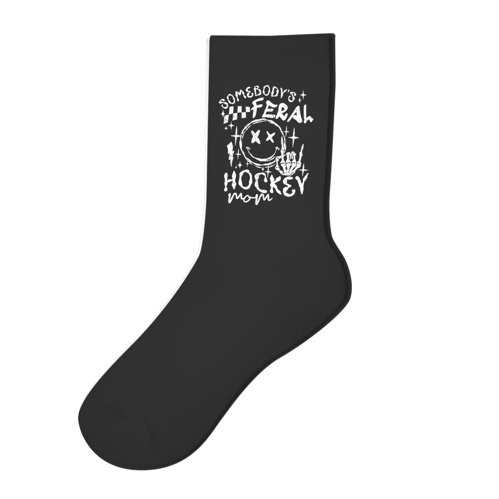 Somebodys Socks - White Design