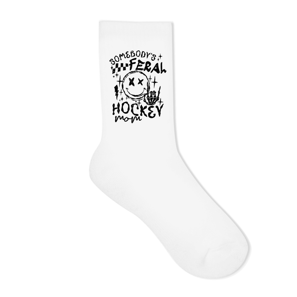 Somebodys Socks - Black Design