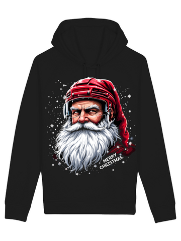 Hockey Santa Pocket Hoodie